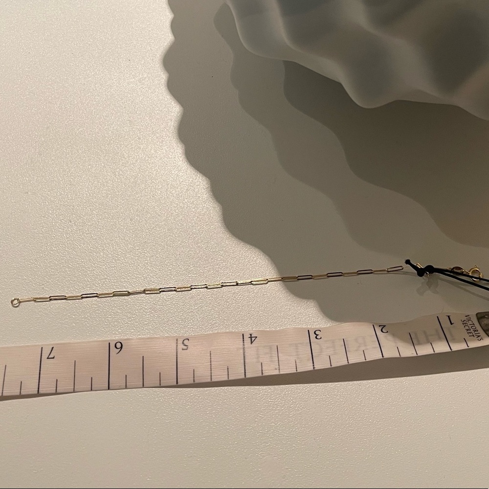 14k Gold Paperclip bracelet - Picture 2 of 3